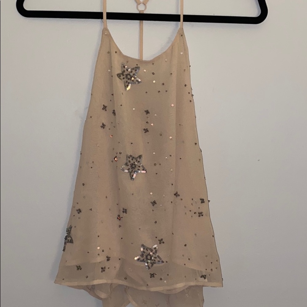 Free people sheer tank top